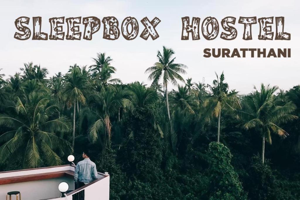 Sleepbox Hostel Suratthani Surat Thani Exterior foto
